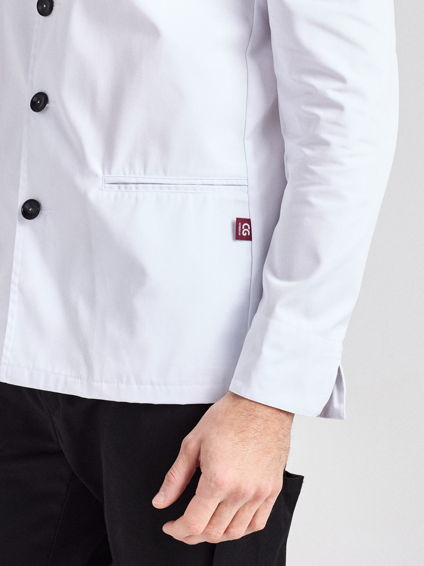 Servicejacke Este Man Classic - weiß